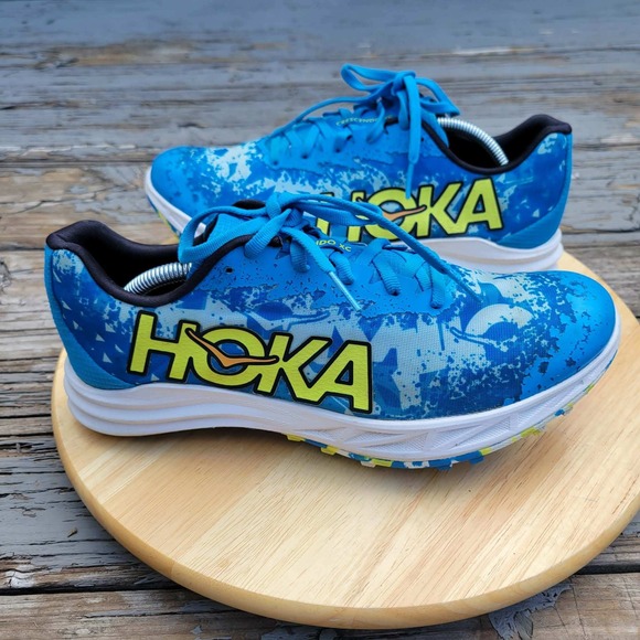 Hoka One Crescendo XC Cross Country Spikes Mens 8.5 Womens 10 Blue 1141272-DBEPM main image 7